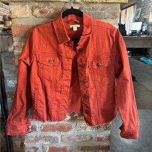Miami Women's Red Denim Jacket